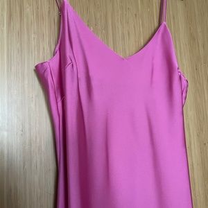 Forever 21 long pink slip dress